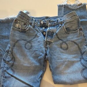 Levi's Light Blue Boyfriend Jeans